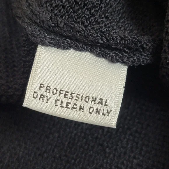 St. John Evening Black Santana Knit Maxi Skirt Side Slit Size 12 Made in USA‎ - Picture 8 of 10